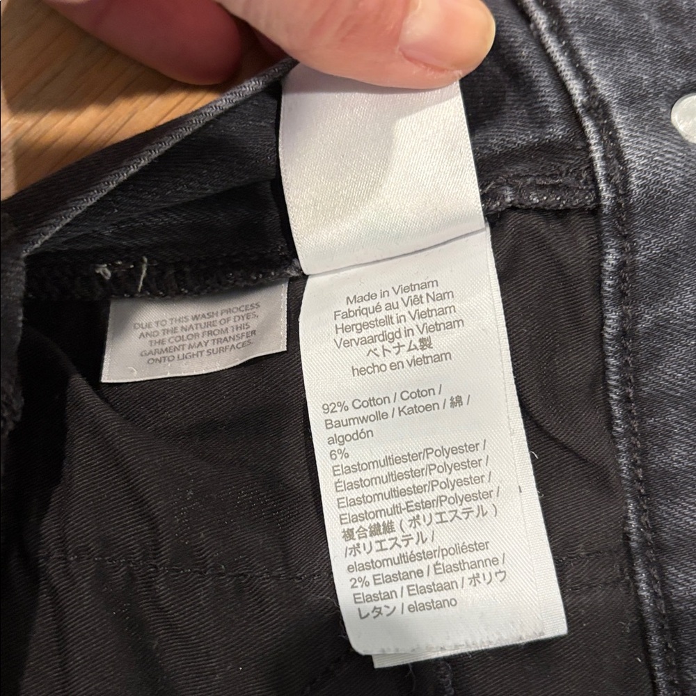 J Crew Vintage Slim Straight Jeans | 29 | Charcoal Wash | Contemporary | Midrise - Picture 9 of 9